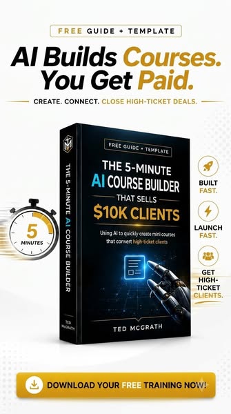 Build A Course In 5 Minutes using AI