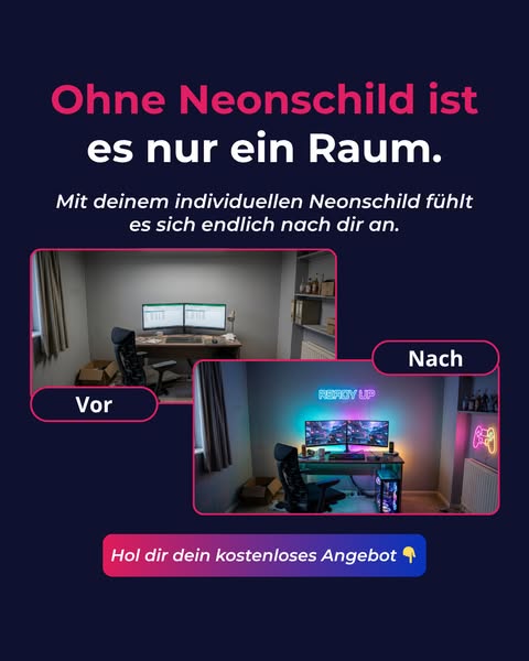 Neon-LED-Schild Angebot in 1 Minute | The Neon Company