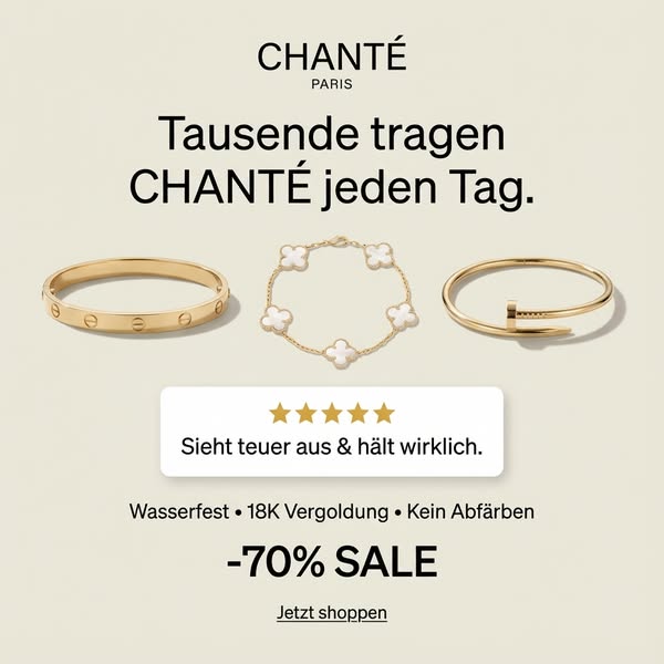 Black Week: bis zu −70 % auf Chantee
