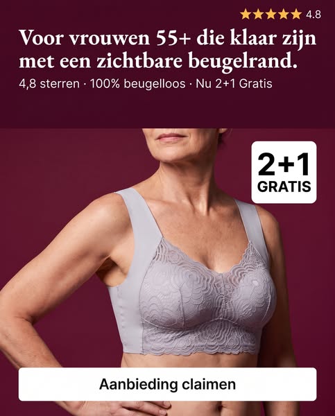 Voor vrouwen 55+ die klaar zijn met een zichtbare beugelrand