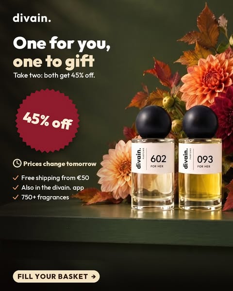 45% on all perfumes