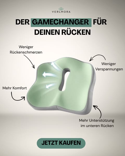 Rückenschmerzen beim Sitzen?