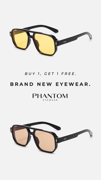 Anúncio de Phantom Eyewear