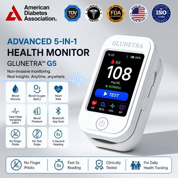No More Finger Pricks — Simple At-Home Glucose Monitoring