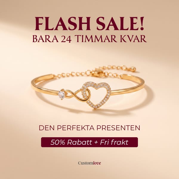 Till Min Dotter – Infinity Heart-Armband – Mamma Är Alltid Med Dig