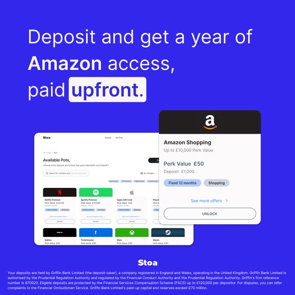 Turn Deposits Into Perks.