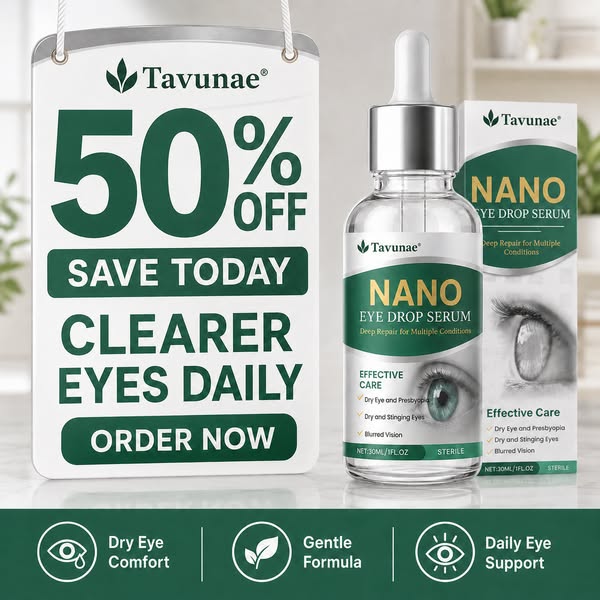 Tavunae® Nano Eye Drops Serum – Advanced Nanotech Treatment for Age-Related Vision