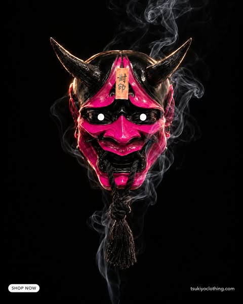CRIMSON VIOLET HANNYA // 般若の紫紅