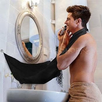 Easy Trimming Bib ‑ Save Time and Mess! - Useful Hair Cutting Novelty Funny Household Gift for Home Hair Trim Salon Use