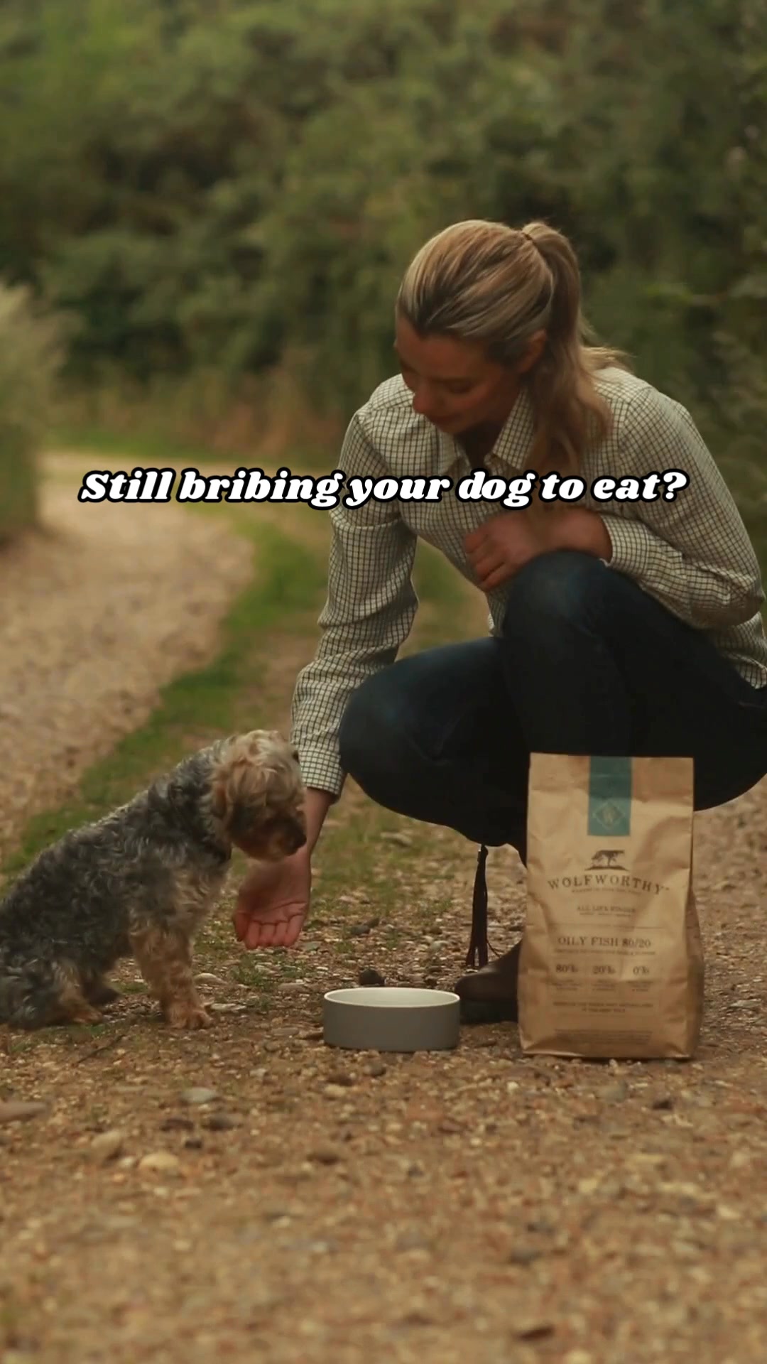Still bribing your dog to eat?