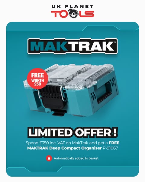 FREE MakTrak Deep Compact Organiser