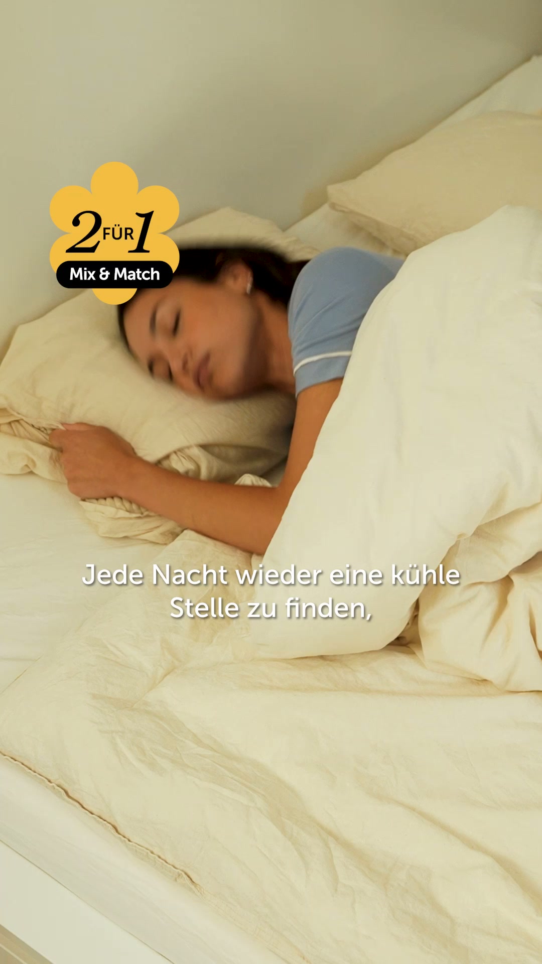 Das ideale Kissen für Seitenschläfer