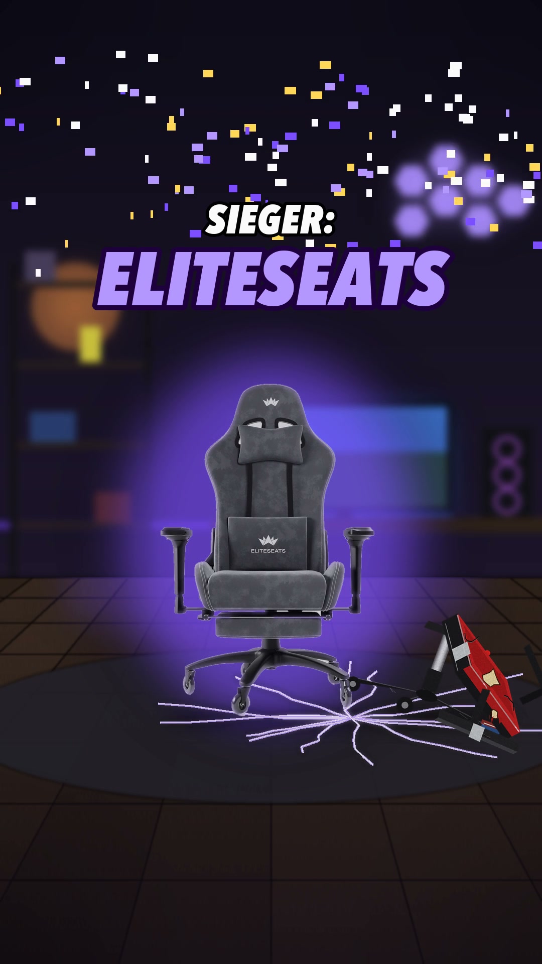 Schmerzfrei durch deine längste Session: Eliteseats Gamingstuhl