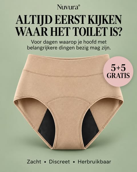 Lek-vrij ondergoed heeft mijn leven veranderd!