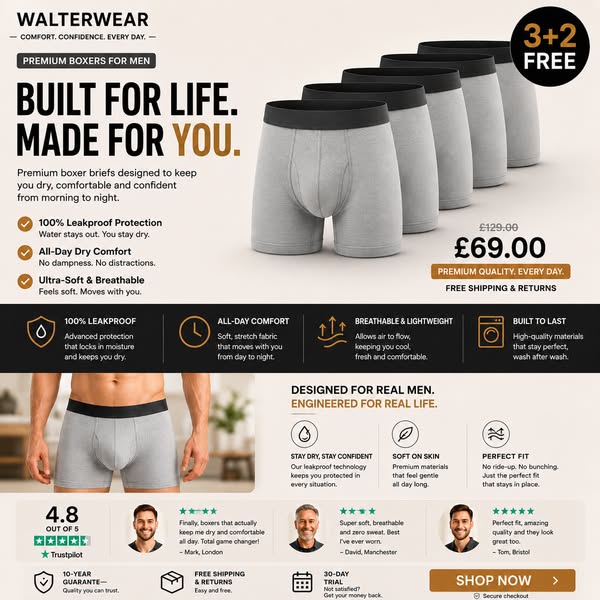 Buy 3, Get 2 Free. Walter’s Anniversary Sale is here!