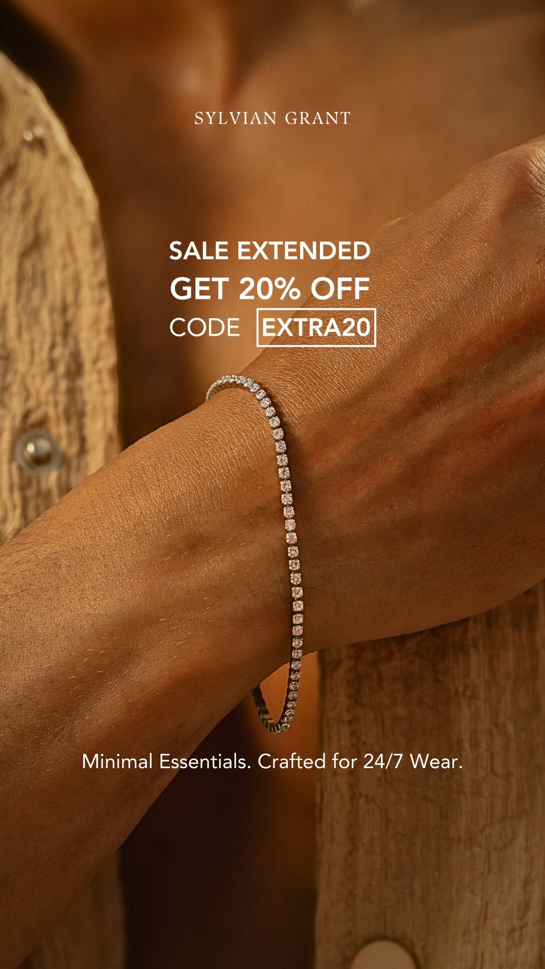 Minimal Tennis Bracelet