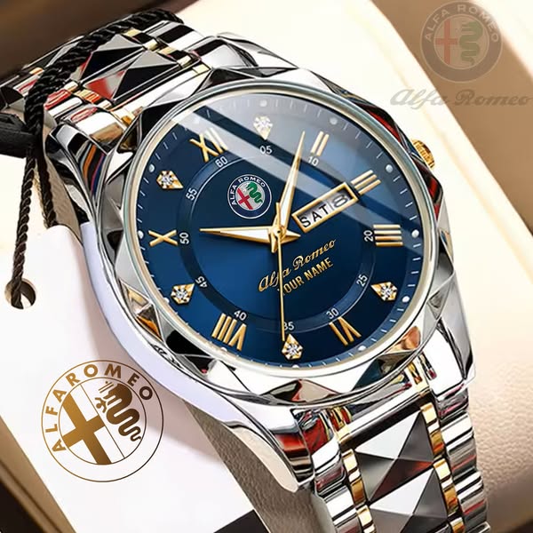 Alfa Romeo Custom Name Elegant Design Watch