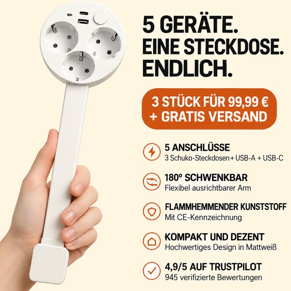 3 Stück für 99,99 € + Versand gratis