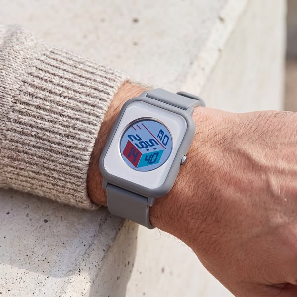 Digital Square Watch