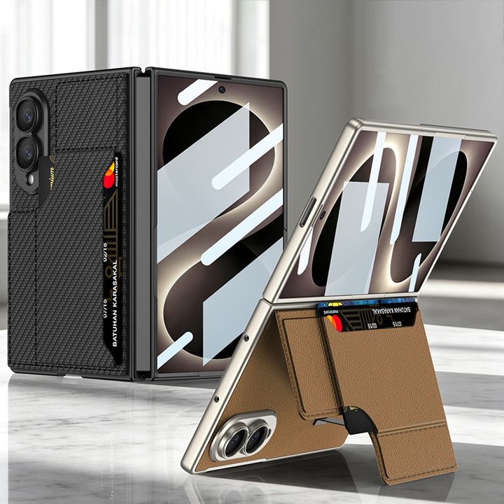 Galaxy Z Fold8 | Card Holder Leather Case