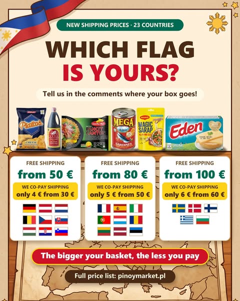 Anúncio de Pinoymarket.pl - European Filipino online store
