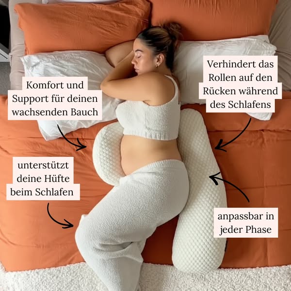 Das Kissen, das mit deinem Bauch mitwächst
