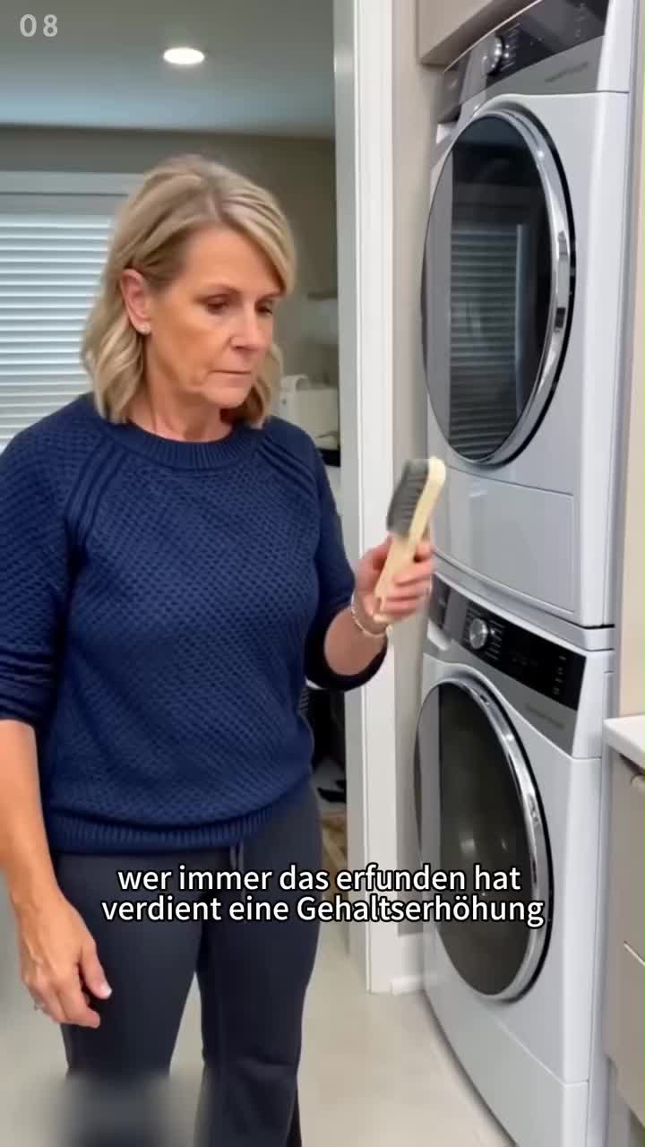 Ausziehbare Bürste zur Reinigung von Fugen und Rissen