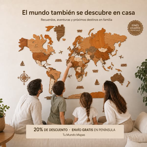 Tus viajes merecen esta pared