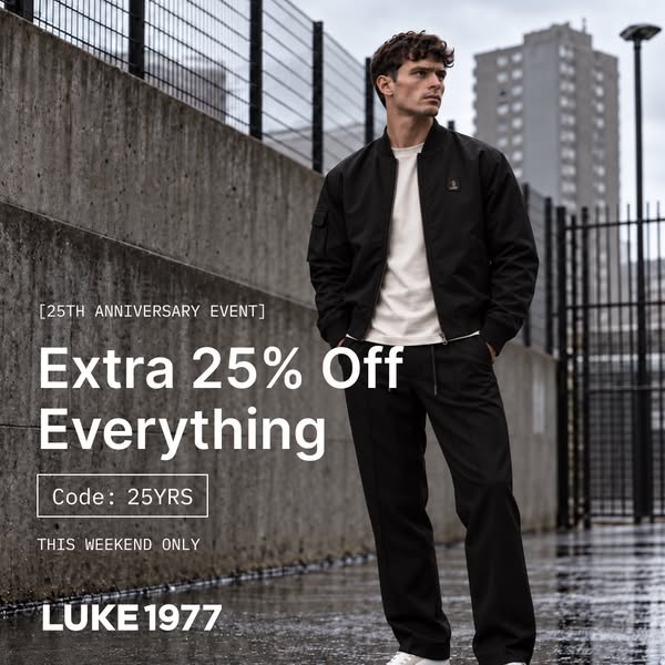 Extra 25% Off Everything