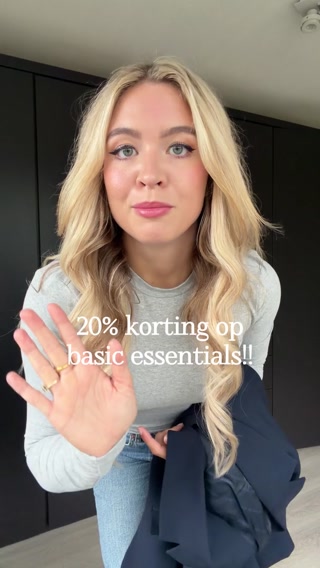 20% korting op onze longsleeves
