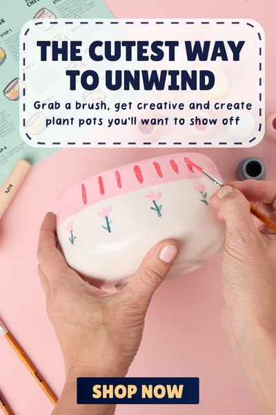 Shop the new Paint-a-Plant Pot Kit now.