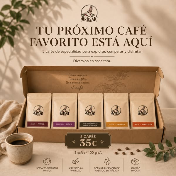 Prueba 5 cafés de especialidad