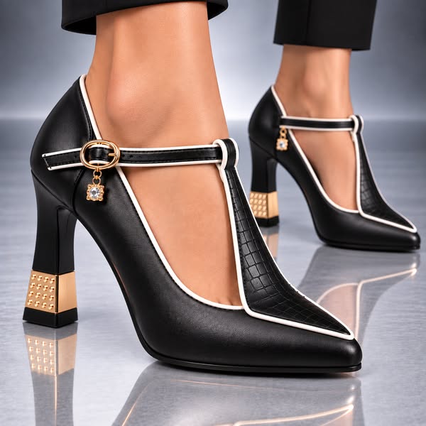 Mirabel T-Strap Heel