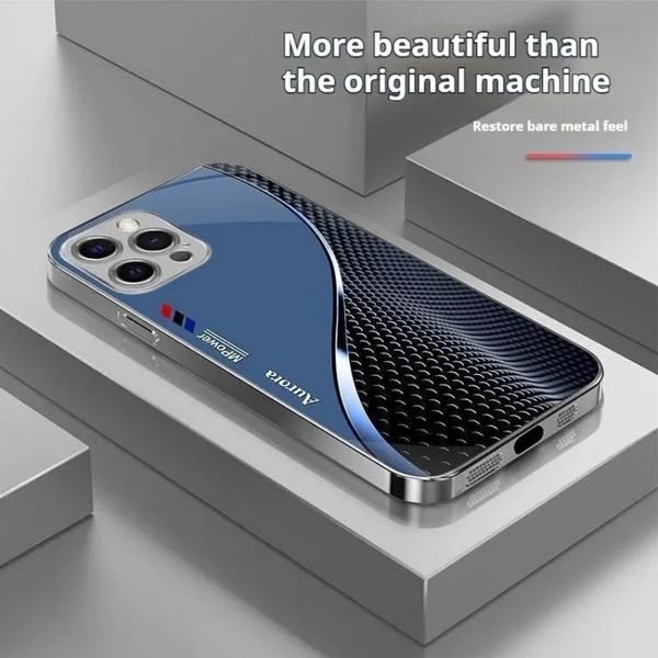 Business Curved Gradient Electroplated Case