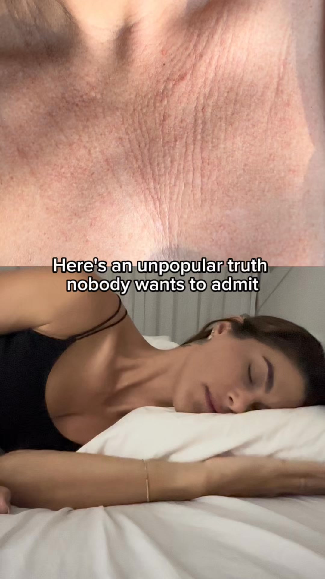 Wake up with smooth chest skin