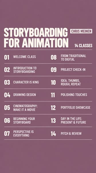 Master Storyboarding with Chris Meinen