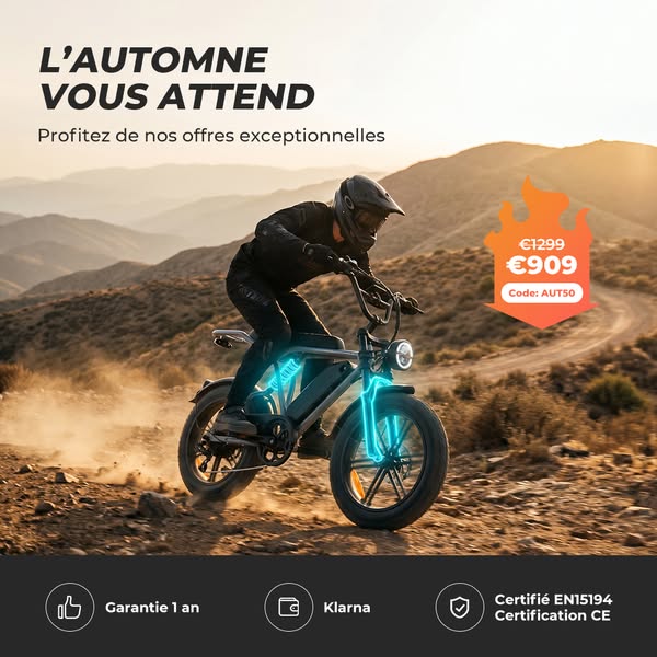 Passez à l’E6X pour 909€ avec AUT50