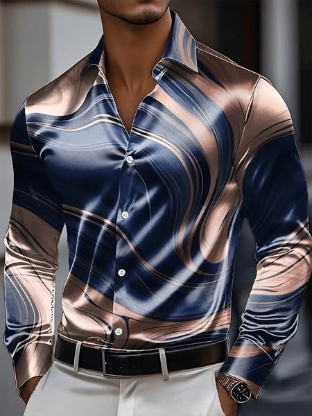 Men's Vintage Long Sleeve Shirt