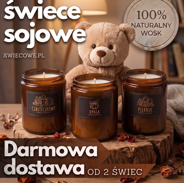 Naturalne świece sojowe