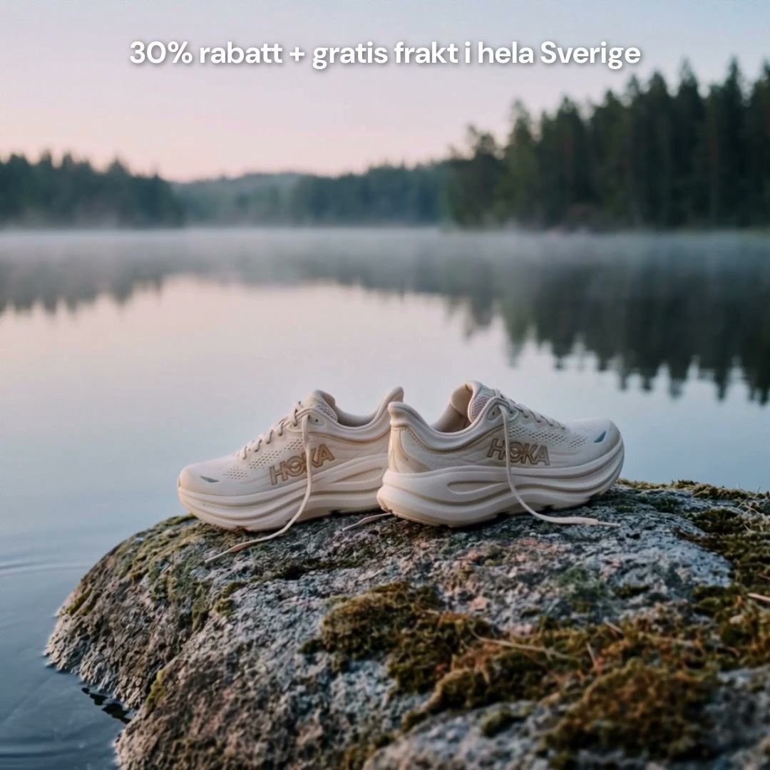 Begränsat erbjudande: Upp till 30 % rabatt på HOKA + fri frakt!