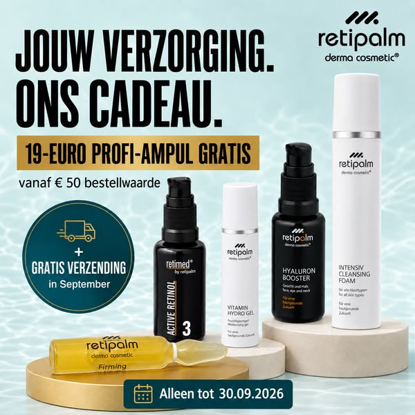 Gratis verzending & een gratis ampul (€19)