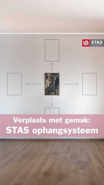 Flexibel ophangen, zonder boren