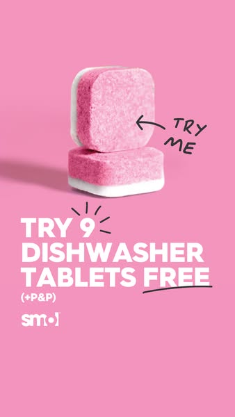 The Easiest, Planet-Friendliest Dish Clean — Try smol FREE Today!