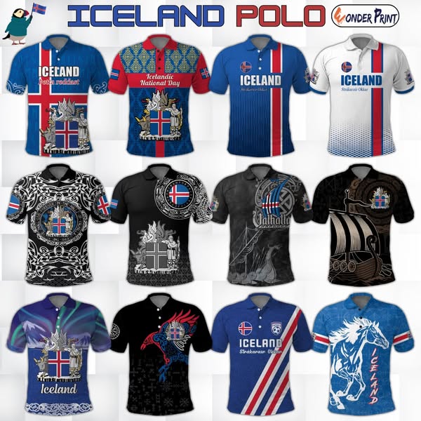 Iceland Pride Polo Shirt Collection
