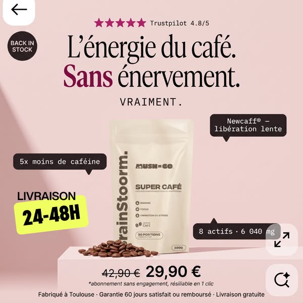 Enfin de retour en stock.