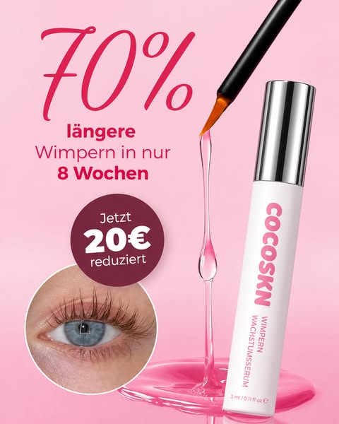 Längere Wimpern. Mehr Wow.
