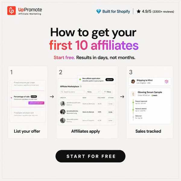 How to get your first 10 affiliates - without cold outreach.