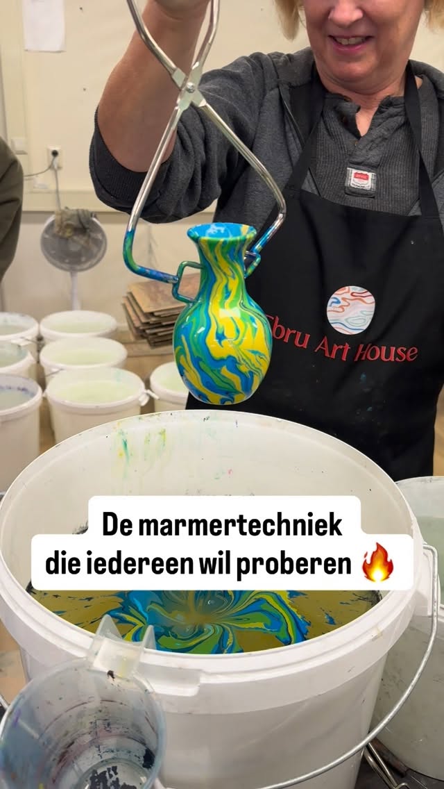Anúncio de Ebru Art House - Papier Marmeren