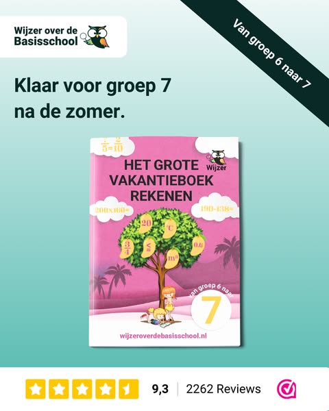 Het leukste vakantieboek voor groep 7
