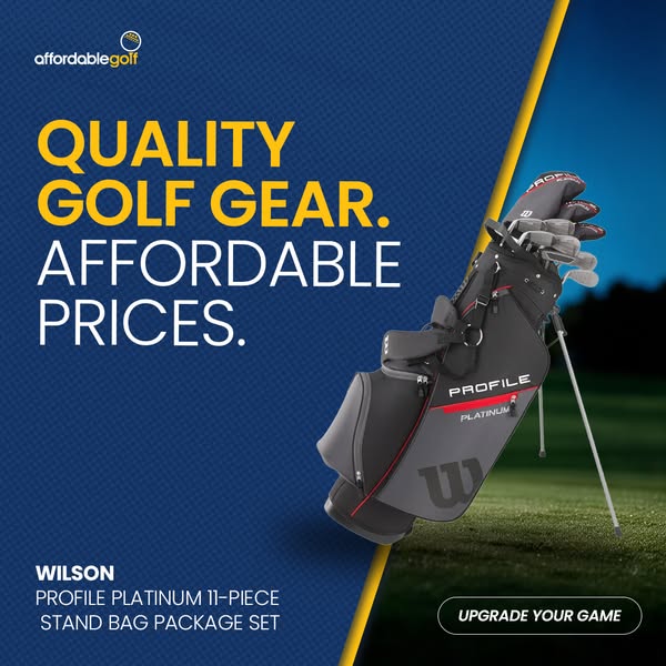 Complete golf sets, driver to putter